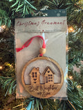 Ornament - Best Neighbor Wooden | Handcrafted Laser Engraved Neighbor Gift | Friendship Christmas Ornament