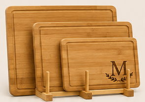 Personalized Engraved Bamboo Cutting Board