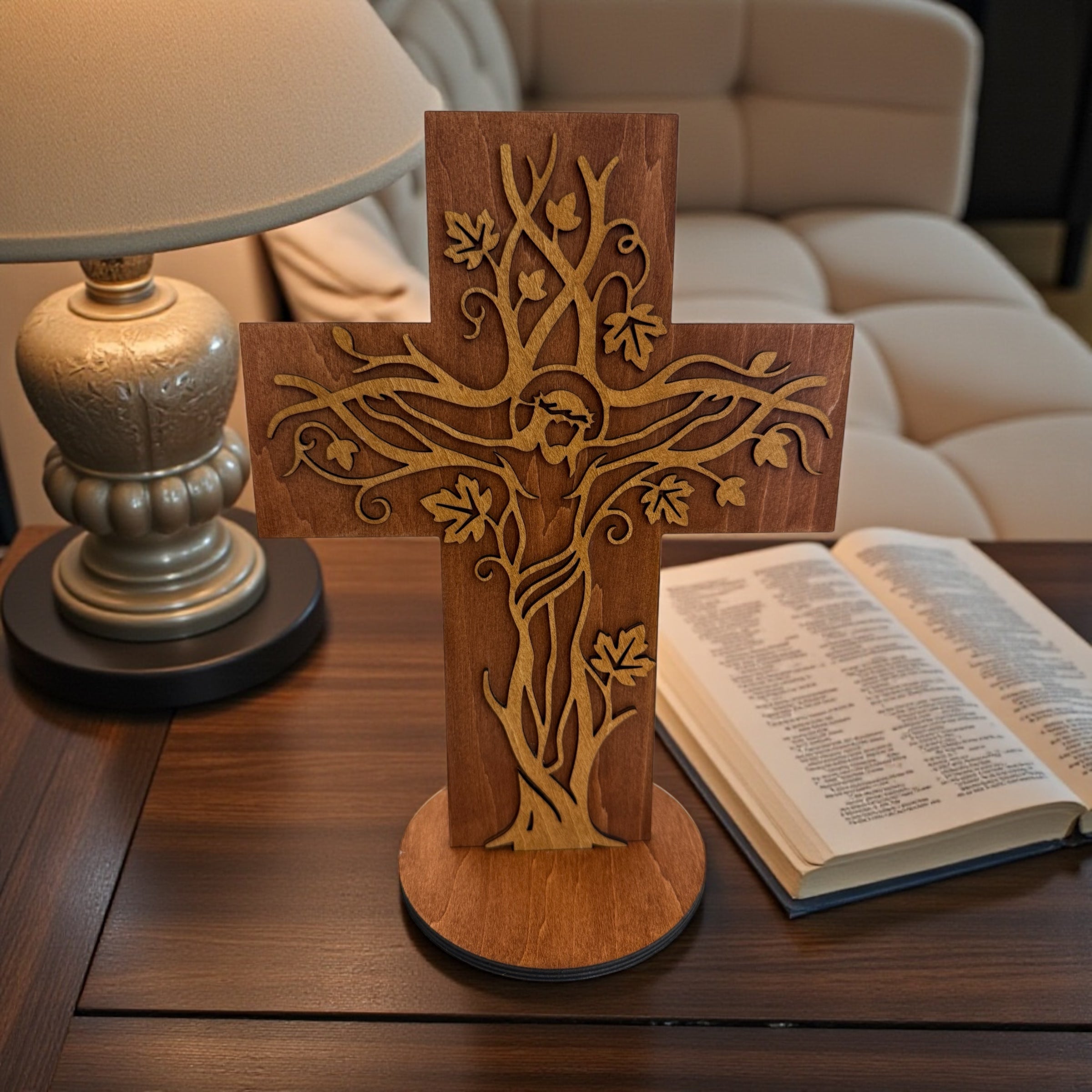Jesus Cross, 11" H x 8.5" W