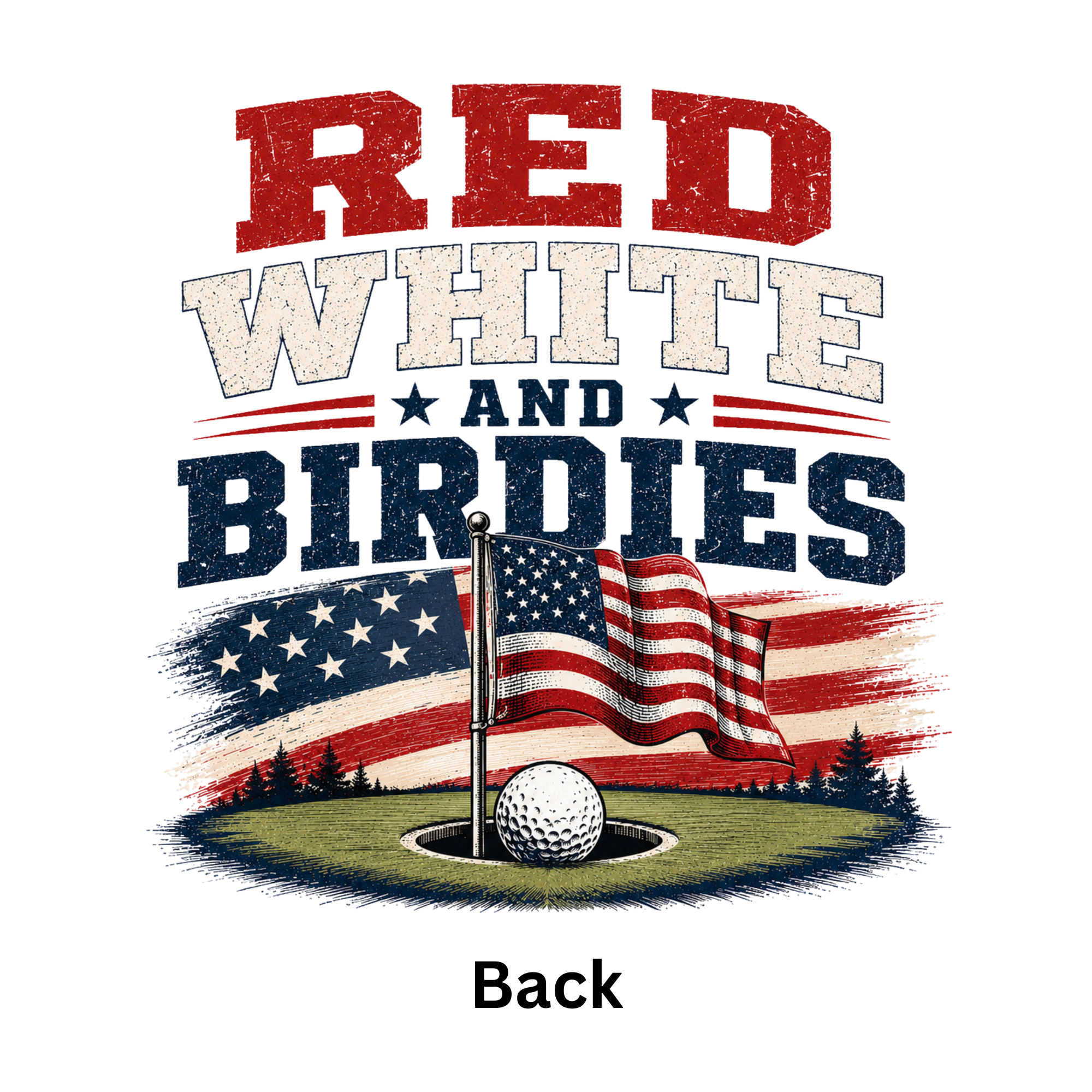 Red White & Birdies — Unisex T‑Shirt