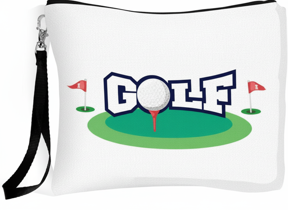 Golf Tee Wristlet Pouch