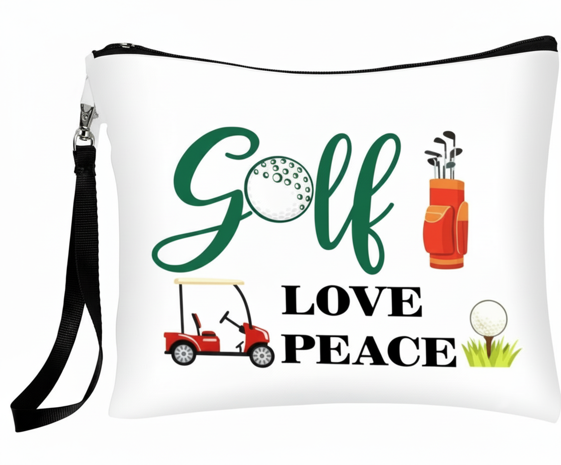 Golf Tee Wristlet Pouch