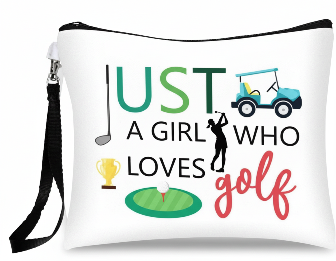Golf Tee Wristlet Pouch