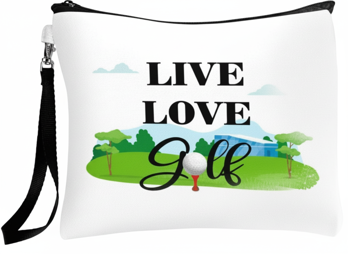 Golf Tee Wristlet Pouch