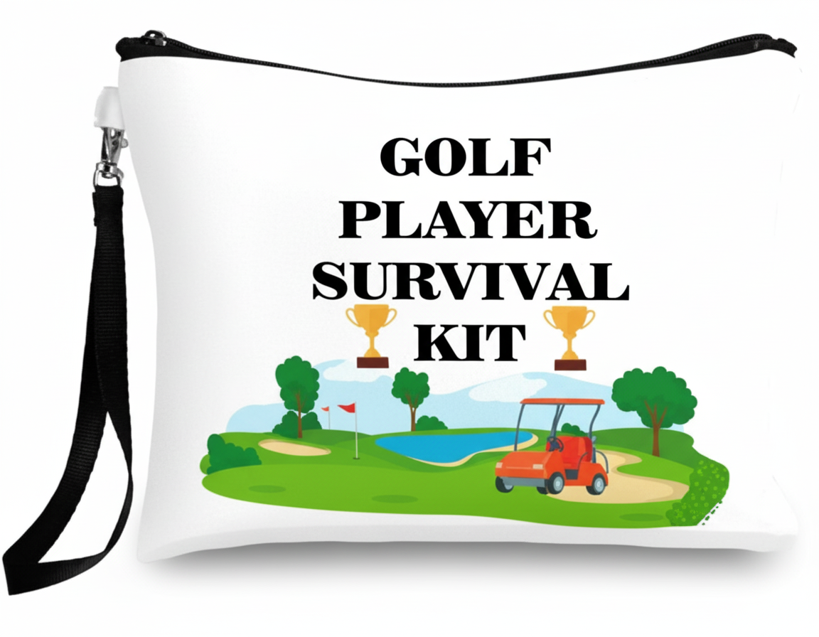 Golf Tee Wristlet Pouch