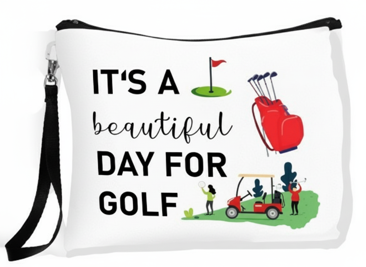 Golf Tee Wristlet Pouch