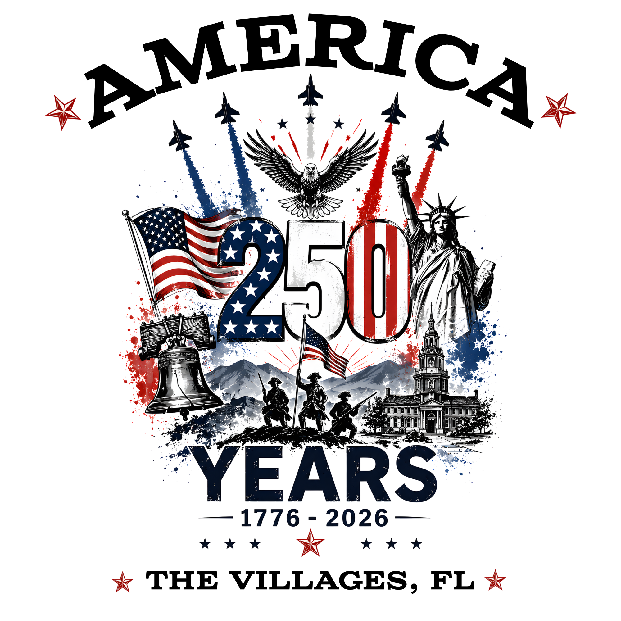America 250 Years - The Villages, FL