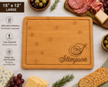 Personalized Engraved Bamboo Cutting Board