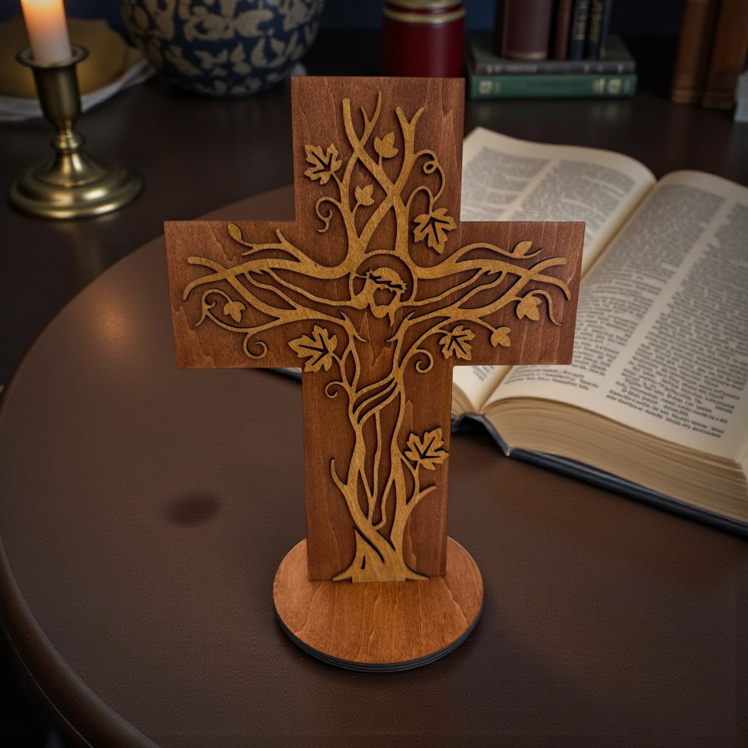 Jesus Cross, 11" H x 8.5" W